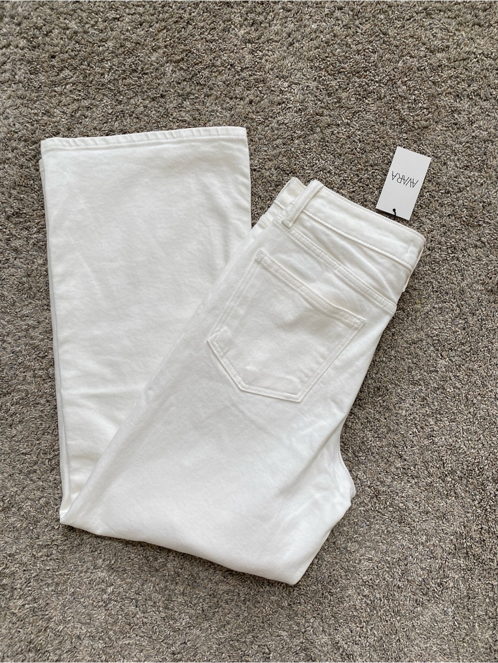 New Avara Makenna Stretchy Wide Leg Denim Jeans SZ 6 womens